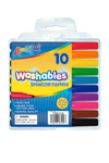 10 Pack Washable Markers - Pouch/Set - Assorted