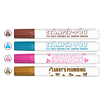 *Stamper-Poos™ - Poop Emoji Washable Ink Stamping Markers - USA Made