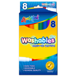 Set of 8 Washable Super Tip Markers - Assorted Colors