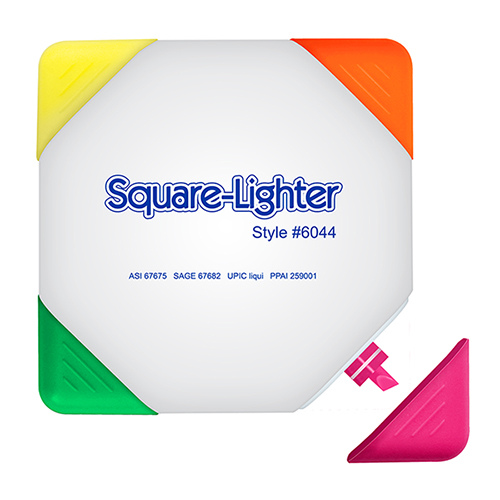 Square-Lighter - 4 Color Square Shaped Highlighter