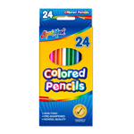 Set of 24 Colored Pencils 7" Pre-Sharpened