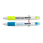 Click n' Glo - 5 in 1 Highlighter & 4 Color Pen Combo