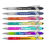 iWriter® Exec Prism - Stylus & Metal Mixed Color Ball Point Pen