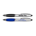 iWriter® Pro - Stylus & Twist-Retractable Ball Point Pen With Rubber Grip