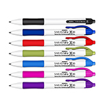 Zebra Sarasa Dry X-20-WH Retractable Gel Pen With White Body & Rubber Grip